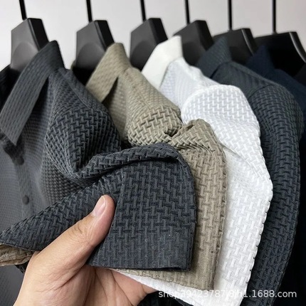 Polo, colored silk T-shirt for leisure, high-quality style, with short sleeve