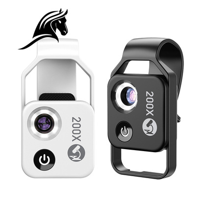 Handheld mobile phone, microscope, banknotes, 200 times increase