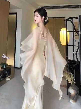 Shiffon silk sun protection clothing, cardigan, vest, slip dress, cloak