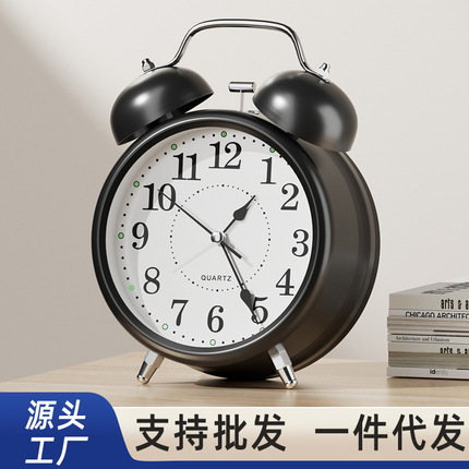 Alarm clock student-specific wake-up artifact powerful wake-up smart 2024 new clock small timer cross-border