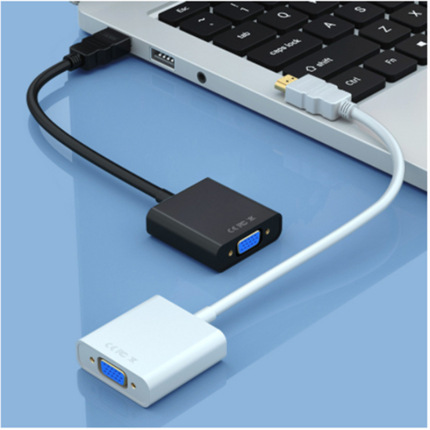 Wholesale HDMI to VGA HD Video Converter HDMITOVGA Transfer Notebook VGA Display