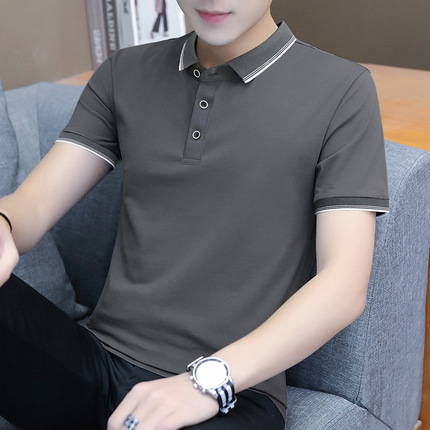 Short sleeve T-shirt, polo for leisure, with short sleeve, wholesale